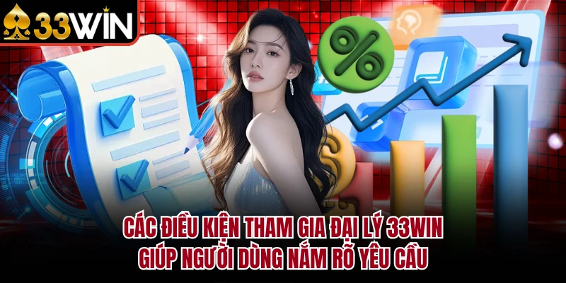 Đại Lý 33Win - Hướng Dẫn Đăng Ký & Bảng Hoa Hồng Chi Tiết 2026 5 Các điều kiện tham gia đại lý 33Win giúp người dùng nắm rõ yêu cầu