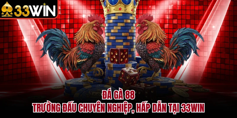 Đá Gà 88 - Trường Đấu Chuyên Nghiệp, Hấp Dẫn Tại 33WIN 8 Đá Gà 88 - Trường Đấu Chuyên Nghiệp, Hấp Dẫn Tại 33WIN