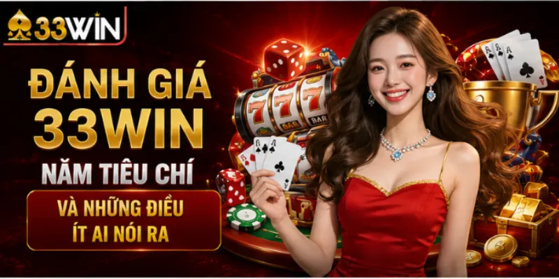 Đánh giá 33Win – Năm tiêu chí và những điều ít ai nói ra 1 Đánh giá 33Win – Năm tiêu chí và những điều ít ai nói ra
